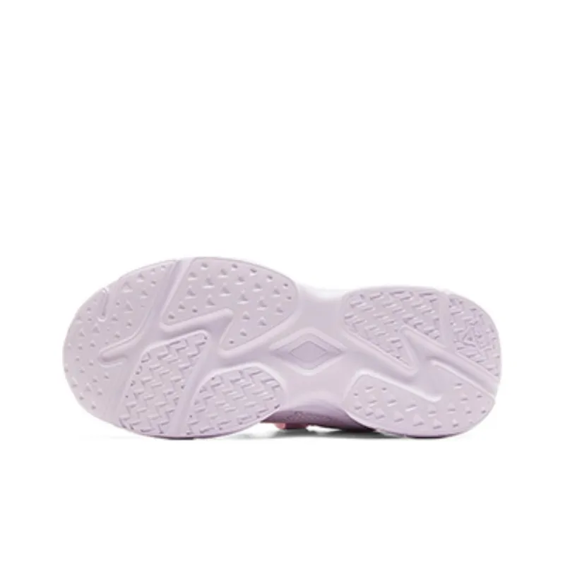 PEAK Anti Slip Wear Resistant Low Top Kids Lifestyle Shoes Light Purple Teenagers-4