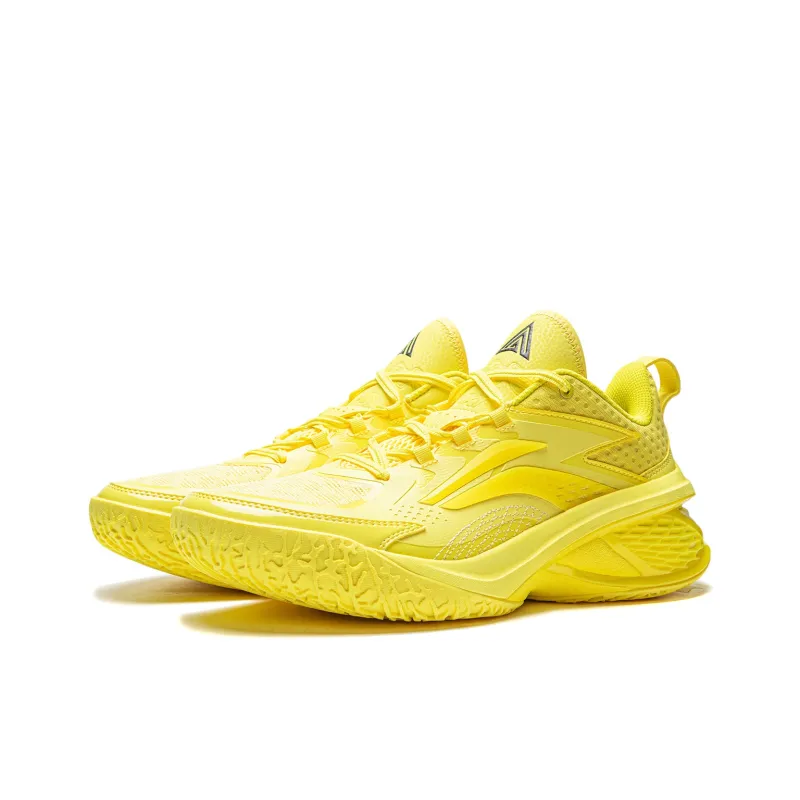 LiNing Air Raid 11 Cushioned Slip Resistant Lightweight Low Top Performance Basketball Shoes Men's Yellow-2