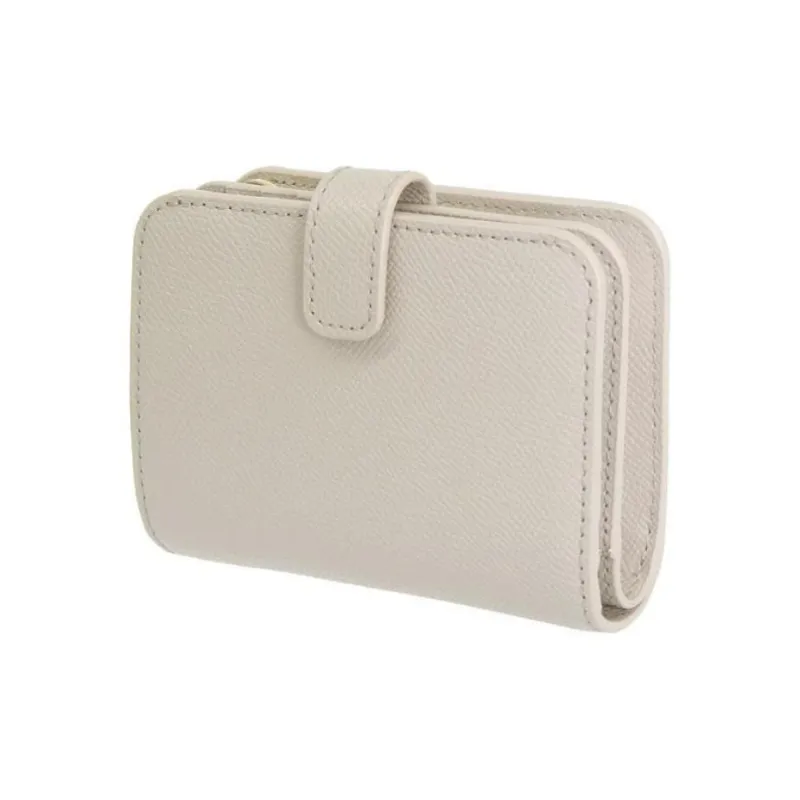 Furla Leather Wallet Small Size Women's Gray-2