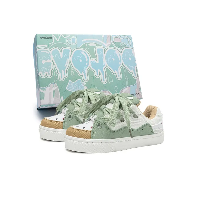 CVOJOO Non-slip Lightweight Low-Top Skateboard Shoes Unisex-15