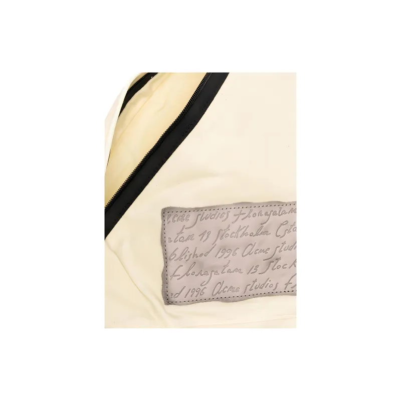 Acne Studios Cotton Crossbody Bag Sling Bag Unisex White-4