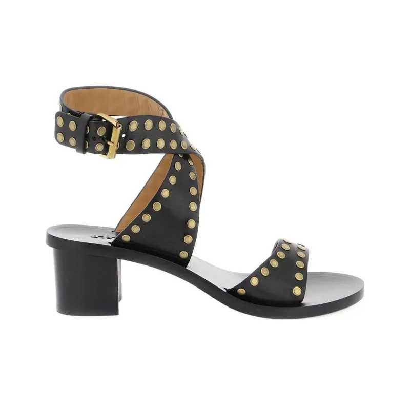ISABEL MARANT Jillin 50mm Leather Sandals-1