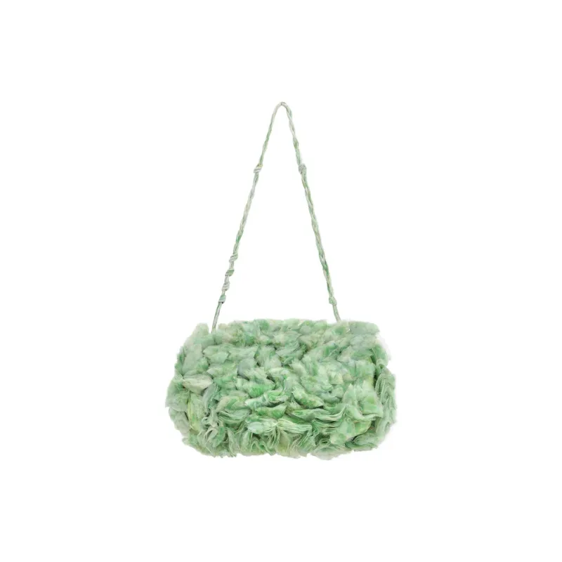 DRIES VAN NOTEN Fabric Portable Crossbody Bag Shoulder Bag Women's Green-4