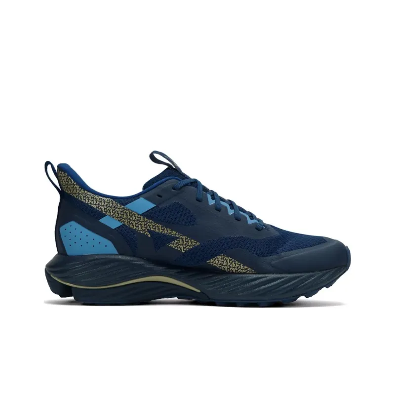 Mizuno Wave Rider TT 2 Shock Absorbers With Slip Resistant Features Low Top Running Shoes Men's Dark Blue-1