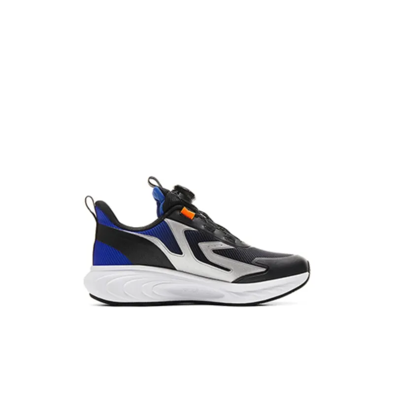 PEAK State Pole Anti Slip Wear Resistant Low Top Kids' Running Shoes Black Kids'-1