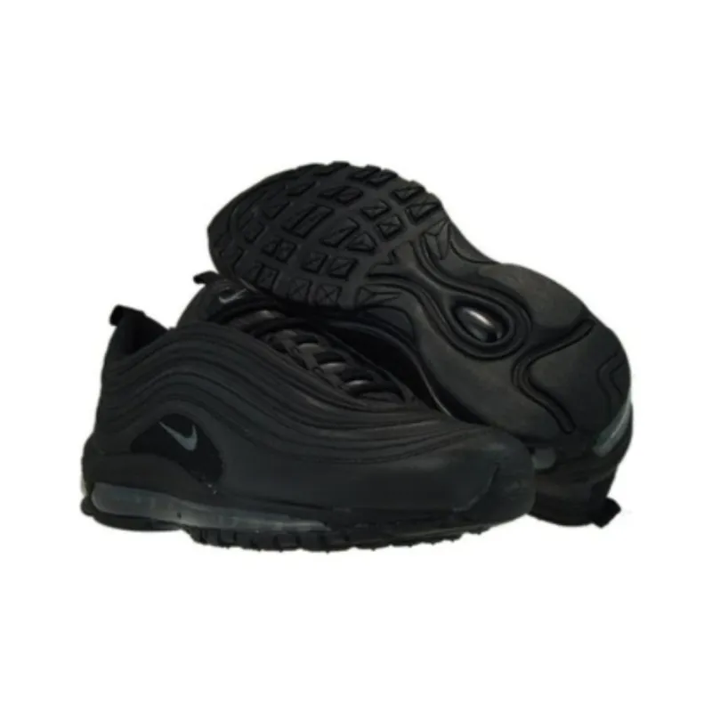 Nike Air Max 97 Slip Resistant Low Top Casual Running Shoes Men's Black-3