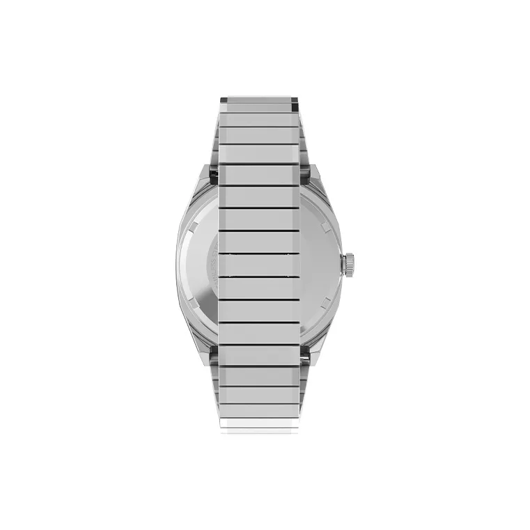 TIMEX Q Series Wrist Watch Mechanical Movement Stainless Steel Strap 34mm White Dial Unisex-1