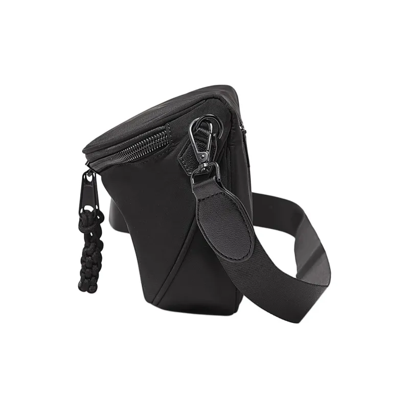 Marino Orlandi Fabric Crossbody Bag Sling Bag Fanny Pack Men's Black-2