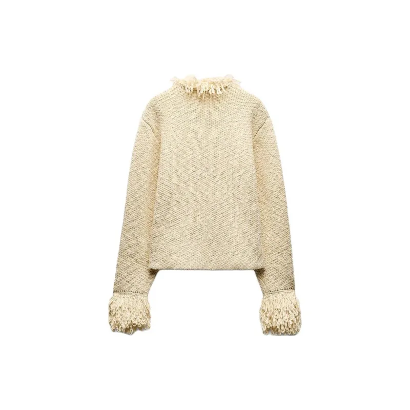 ZARA Sweaters Women's Beige-1
