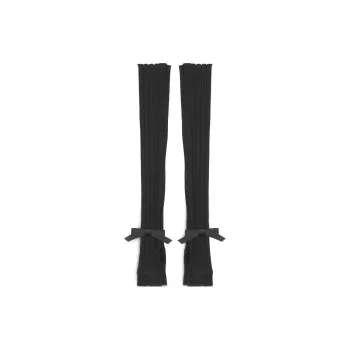 GANNI Ribbed knit Wrist Warmers
