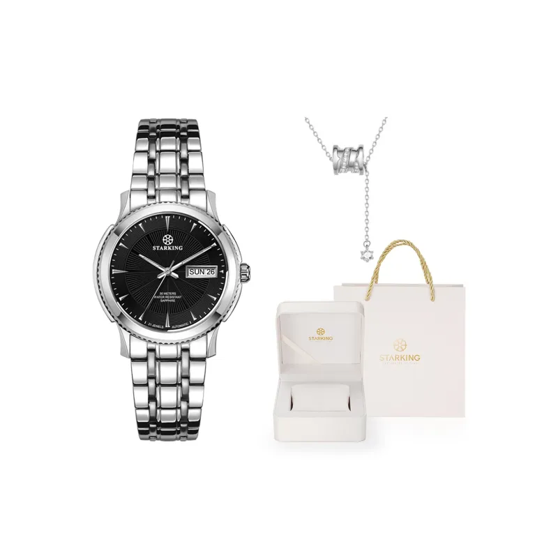 STARKING Automatic Mechanical Movement Watch Unisex White Dial-5