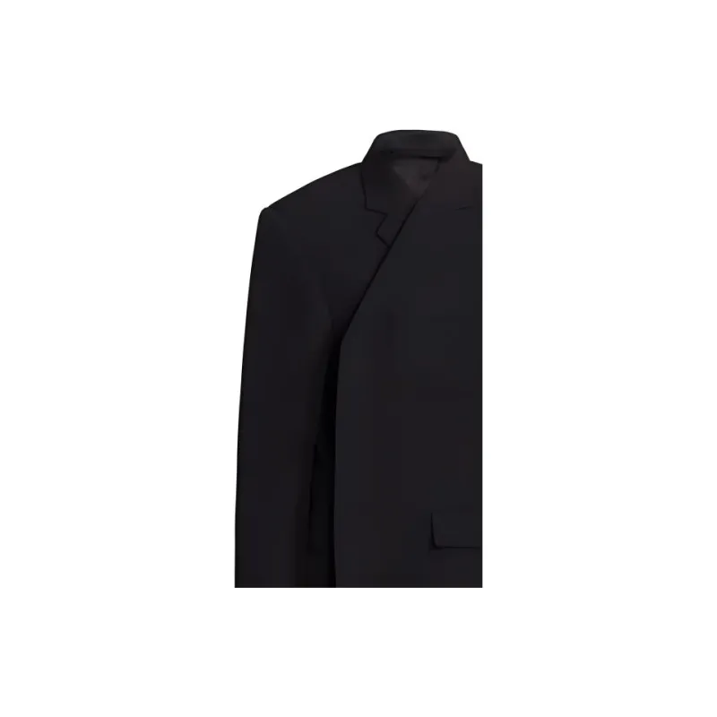 Balenciaga Business Suits Coats Men's Black-4