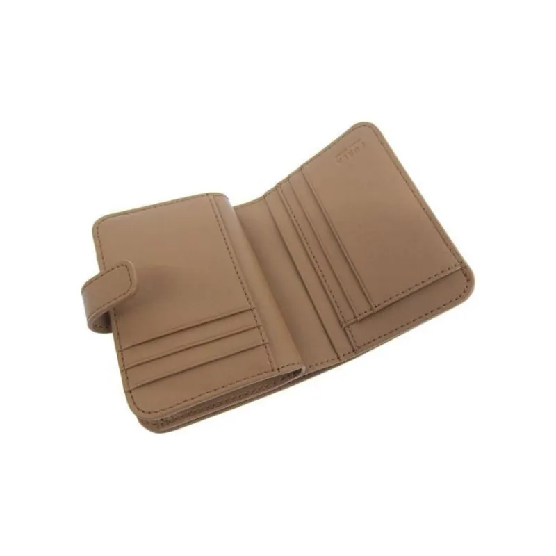 Furla Leather Wallet Small Size Women's Dark Beige-4