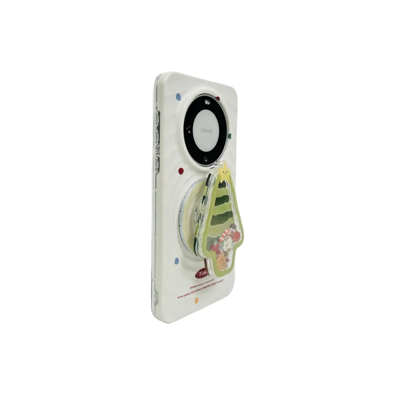 Wei Xin Acrylic Material Multicolor Polka Dot Wave Magnetic Phone Cases Compatible With Huawei Mate60/60 Pro/60 Pro+-1