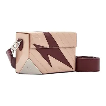 ZESH Cow Leather Small Square Bag Shoulder Bag Crossbody Bag Small Size Women's Multicolor