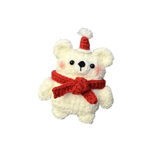 SHIBADU Compatibility With AirPods Plush Fall Winter Cute Bear Wireless Bluetooth Headphone Cases
