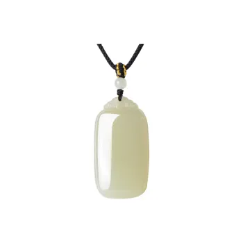 Survival Necklaces White Jade/Pale Greenish White Jade Unisex