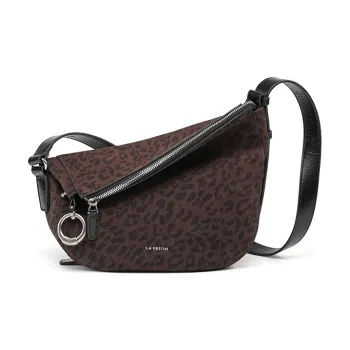 LA FESTIN Cow Leather Shoulder Bag Medium Size Women's Multicolor