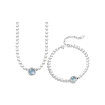 Yab Shell Pearl Necklaces Unisex