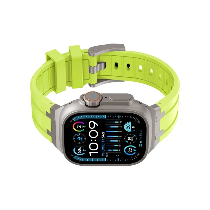 ZHENGGUANG Watch Band Apple Compatibility Silicone Material-16