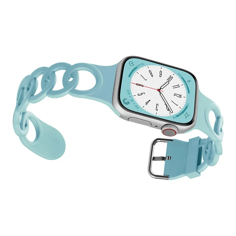 ZHENGGUANG Watch Band Apple Compatibility 38 49mm Silicone Material-46