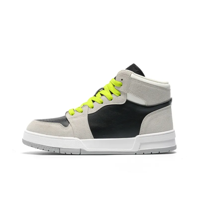 SEMIR Mid-Top Fashion Trend Color Blocking Casual Skateboard Shoes Men's-5