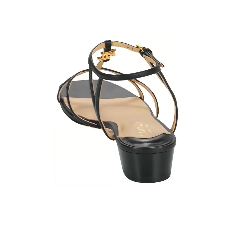 Polo Ralph Lauren One Strap Sandals 2.5cm Women's Black-4