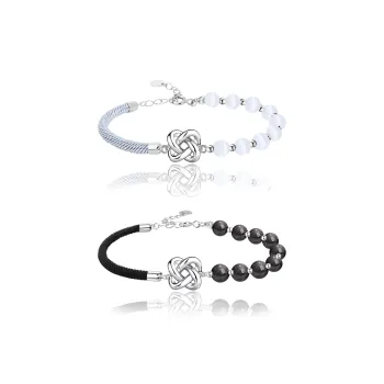 MAGICPOLE Glass Cat Eye Bracelets Unisex