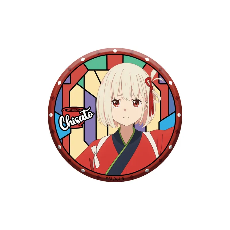 CHAOKEWAN Lycoris Recoil Paulownia Thousand Twigs Takina Inoue Laser Double Flash Badge Badges-7
