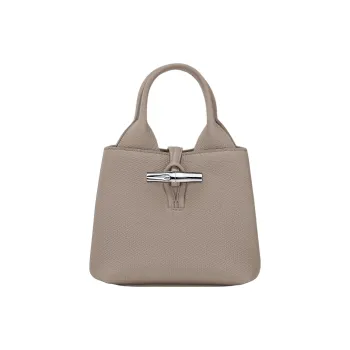 LONGCHAMP Le Roseau Xs Leather Tote Bag