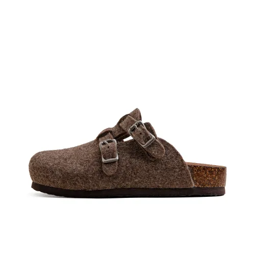 MADEN Wrap toe Slippers Men's Mocha