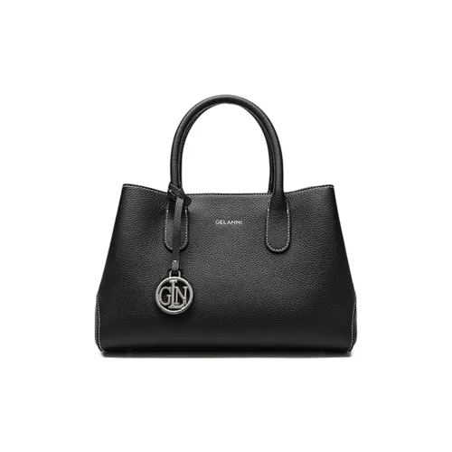 GELANNI Cow Leather One Shoulder Handbags Regular Women's Black