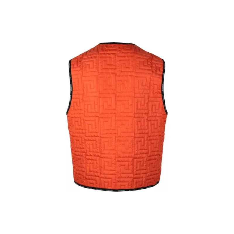 VERSACE Greca Pattern Quilted Vest-1