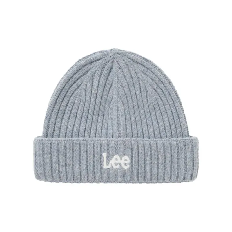 Lee Wool Nylon Beanies Unisex Light Blue-0
