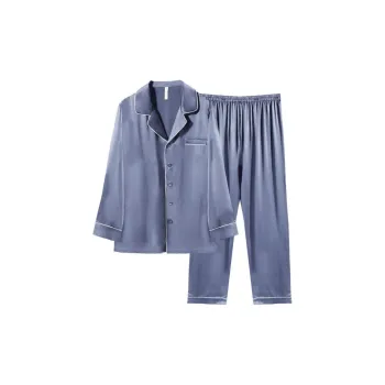 JINSANT Pajama Set Men's Dusty Blue