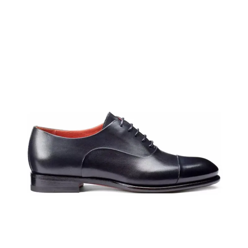 Santoni Dress Shoes Women's Black Blue-1