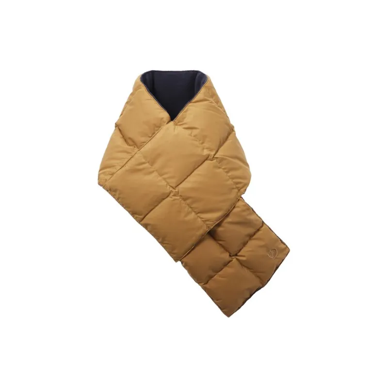 Fjallraven White Goose Down Nylon Polyester Scarves Unisex-4