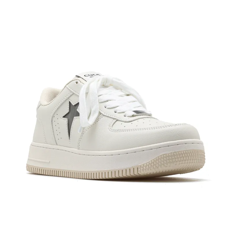 CUCS Puffy Shoes Anti Slip And Wear Resistant Breathable Low Top Skateboard Shoes Unisex-2