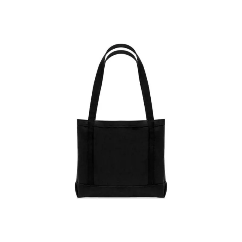NOAH Cotton Tote Handbag Regular Unisex Black-1