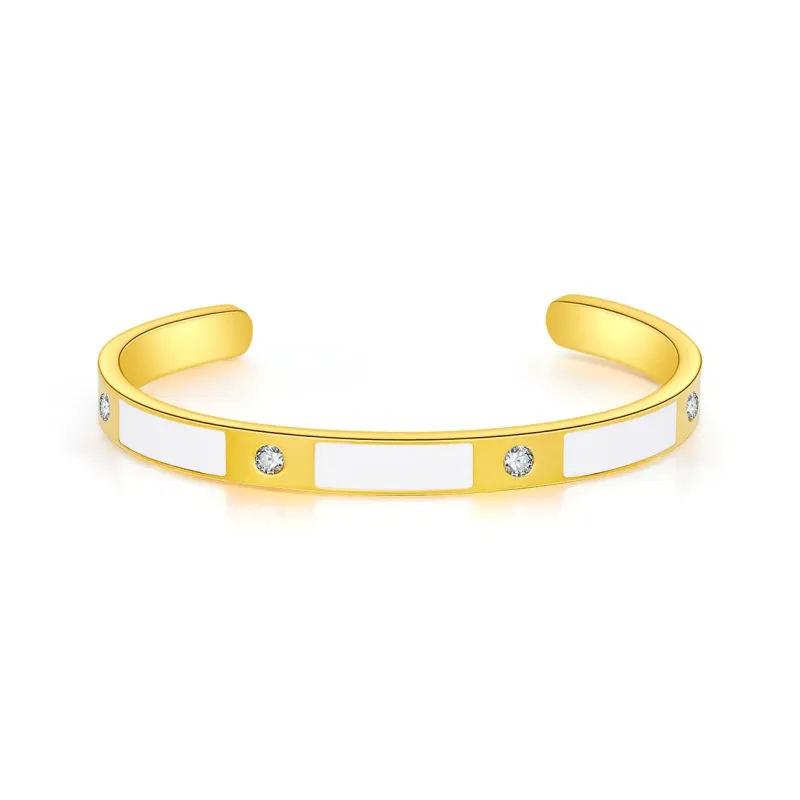 FAIRWHALE Stainless Steel Bangles Women's-1