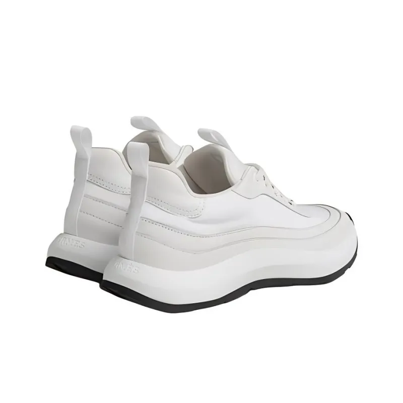 HERMES Gramme Low Top Casual Shoes Women's White-3