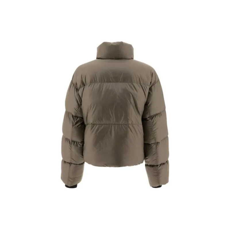 Canada Goose Black Label Cypress Cropped Puffer Jacket Silverbirch-1