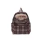 Khaki Dog Head Red Bowknot