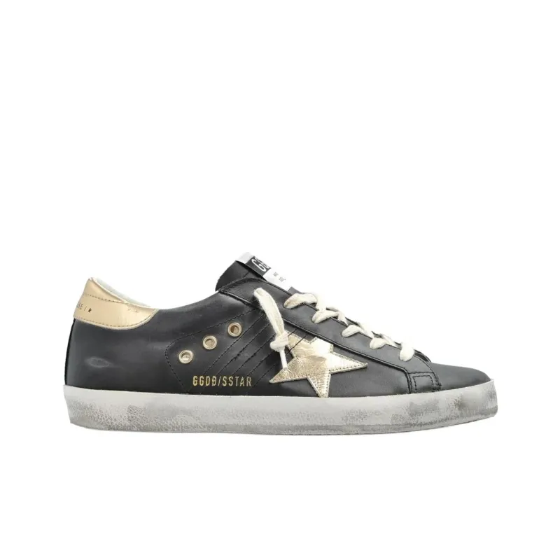 Golden Goose Superstar Black Gold Women's-1