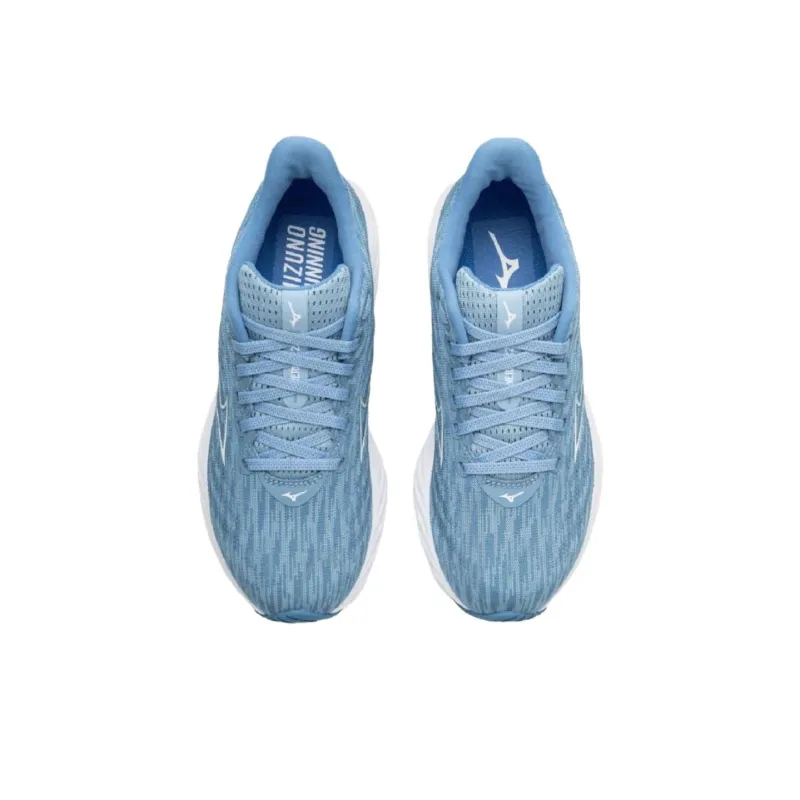 Mizuno Wave Rider 28 Anti Slip Wear Resistant Low Top Running Shoes Women's Blue-2