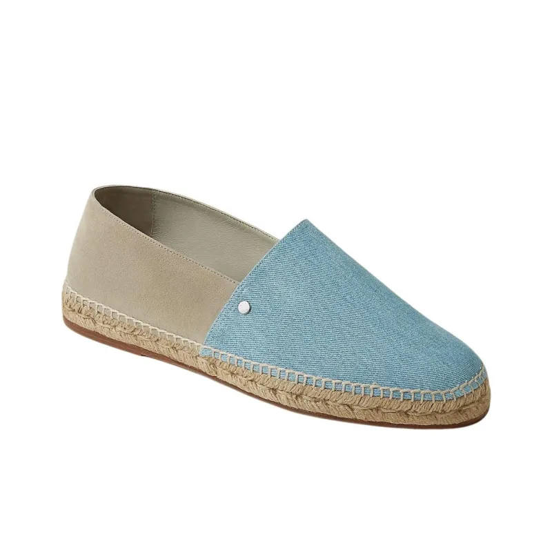 HERMES Joven Espadrilles Men's Blue-1