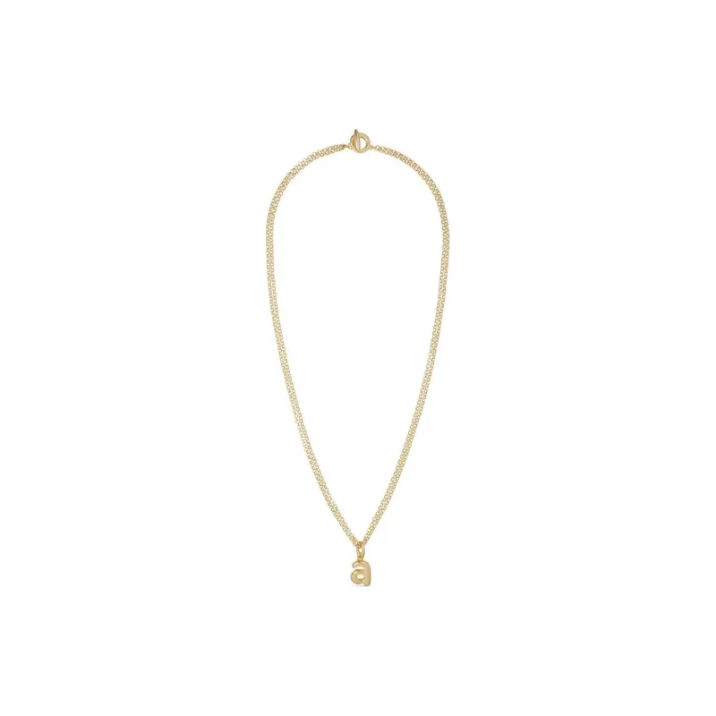Roxanne Assoulin The Puffy Initial Necklace-1