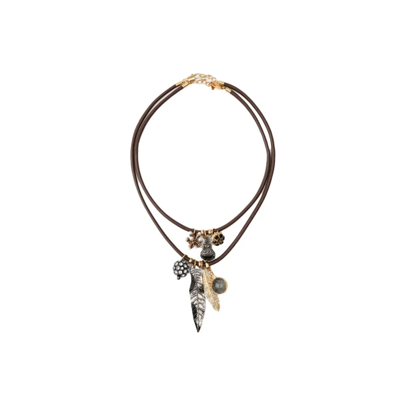 ZARA Zinc Necklaces Women's Gold-1