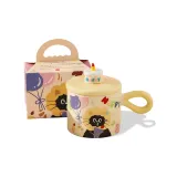 [Wishing Cup-Yellow]Floral Cat