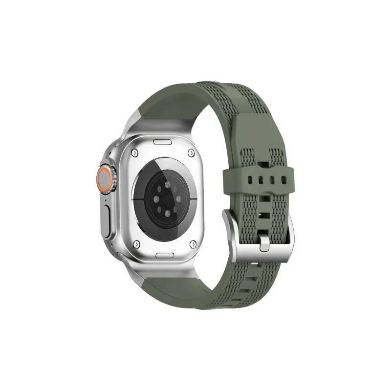 NCFCK Watch Band Apple Compatibility Silicone Material-4